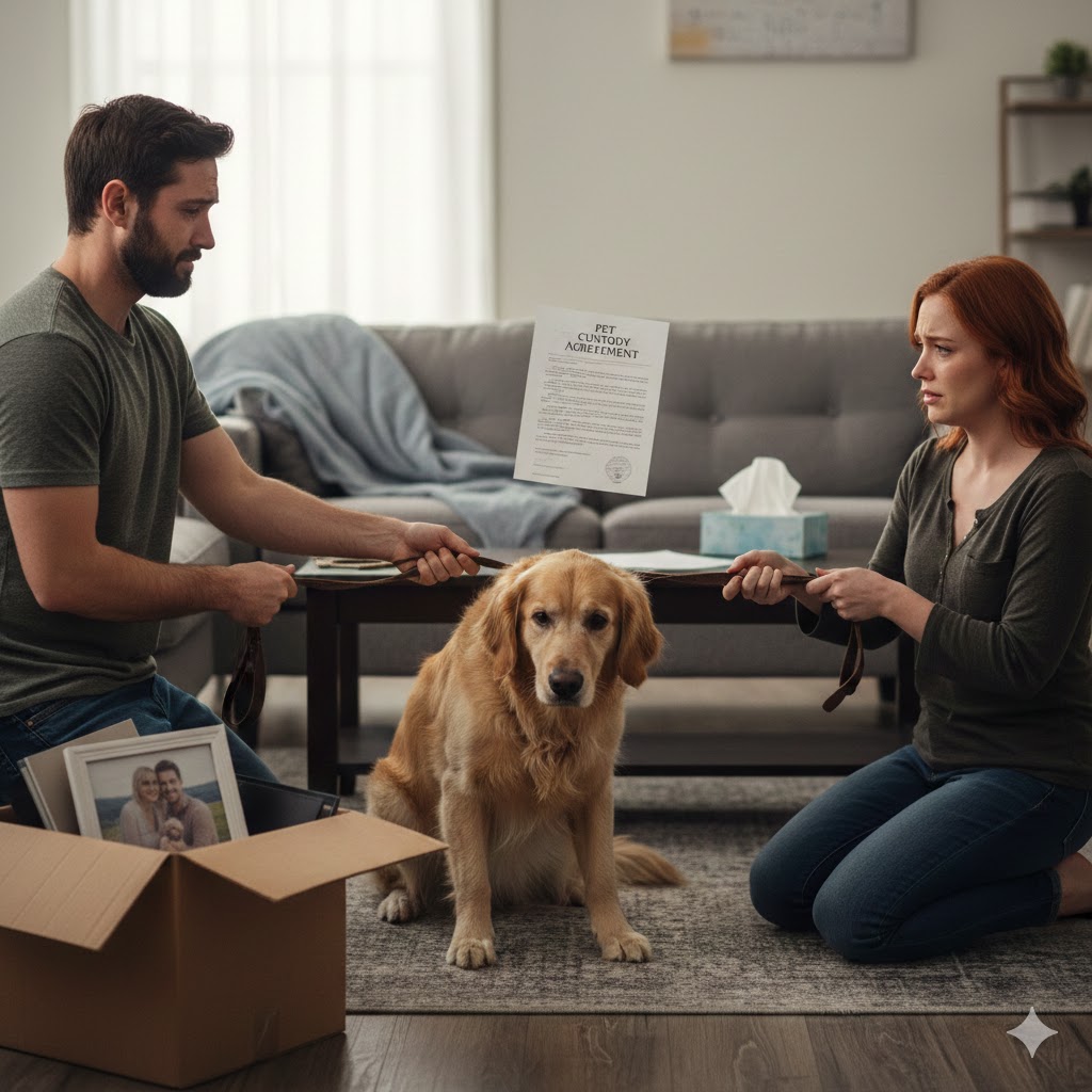 perros y separación o divorcio