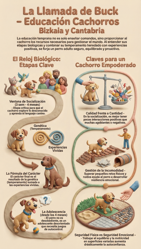 educacion cachorros Bilbao, Margen Izquierda y Cantabria